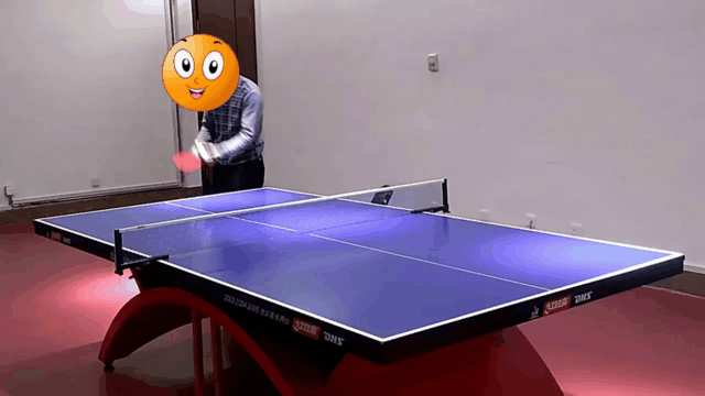 刚开始练习, 需要调整球